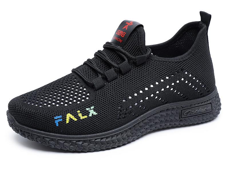 

Женская обувь, осень 2023, новые летающие тканые туфли на одинарной платформе, женская обувь, дышащая повседневная спортивная обувь на мягкой подошве, женская обувь 40