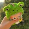 Heart-Beating Macaron Vinyl Face Labubu Doll Clothes for 17cm Labubu - Three Generations Outfit