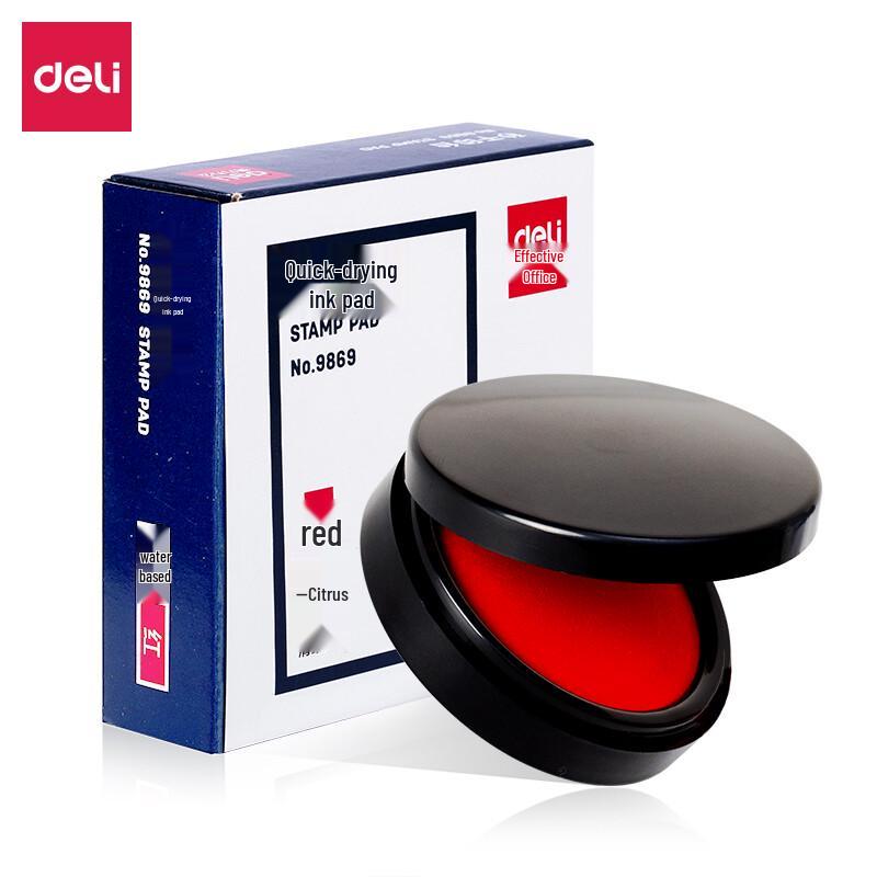 Deli Quick-Dry Round Ink Pad