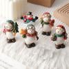 Painted Desktop Ornament Creative Mini Snowman Toy Christmas Snowman Ornament  Xmas Decoration