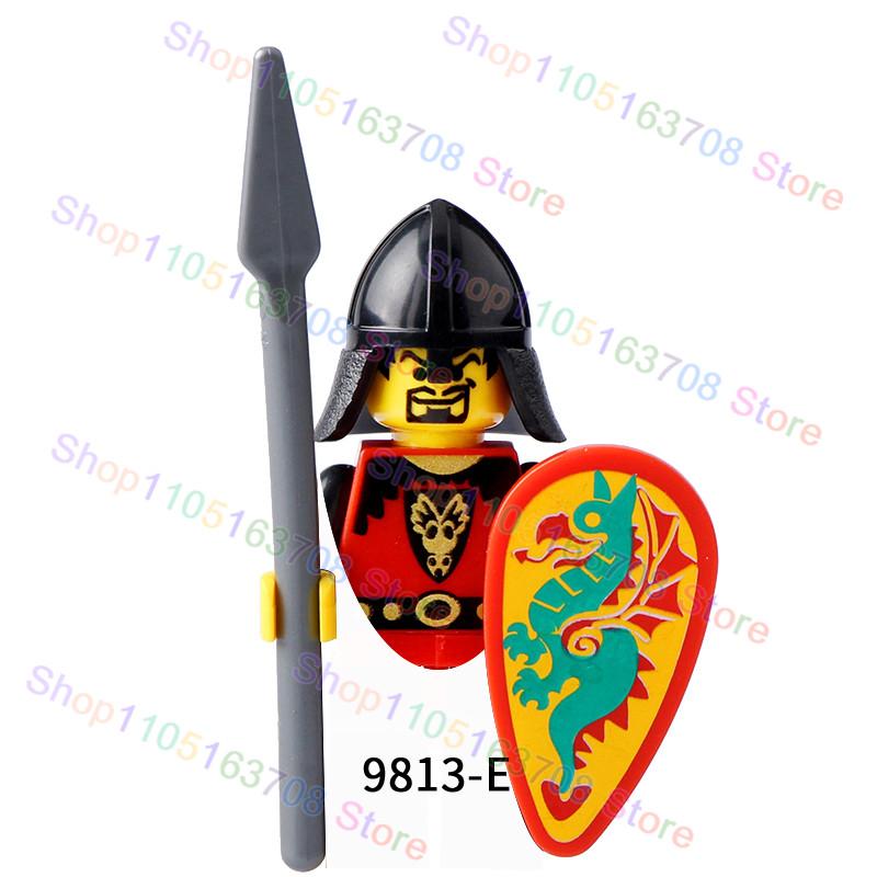 Hochwertige Mittelalterliche Fantasy-Kreatur Hochwertige Ritter Hochwertige Figuren Hochwertiges Gebäude Hochwertige Bausteine Hochwertige Römisches Heer