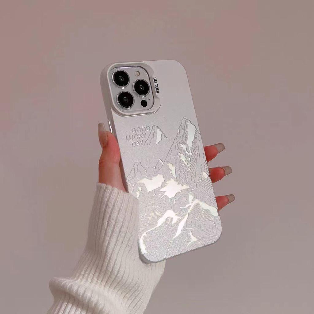 Zlatý slnečný svit Vlastný obal na telefón pre Apple 12/13/14/15/16 Pro/Pro Max - Trendový a kreatívny dizajn