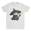 Hollow Knight Silksong Sherma Koszulki Unisex Koszulka Vintage Krótki Rękaw Okrągły Dekolt Koszulki 100% Bawełna Ubrania Plus Size
