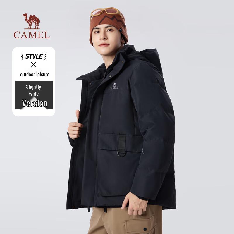 CAMEL Men s Thickened Goose Down Puffer Jacket XXL