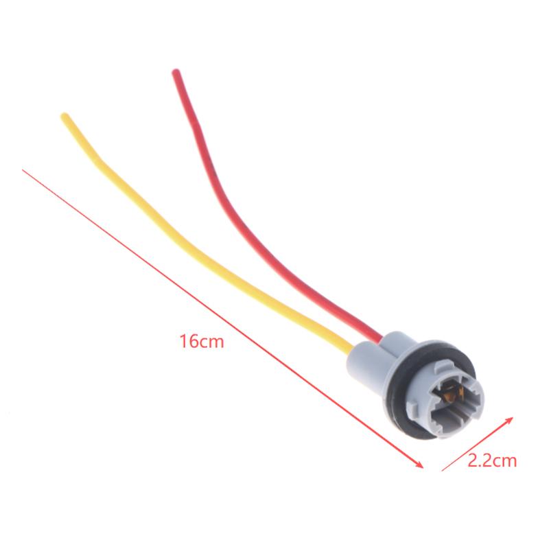 2/5 Pcs Pigtail Wire Female Socket T10/T13/T15 Pgs Front Rear Turn Signal Light Plug Car Repair Accessories