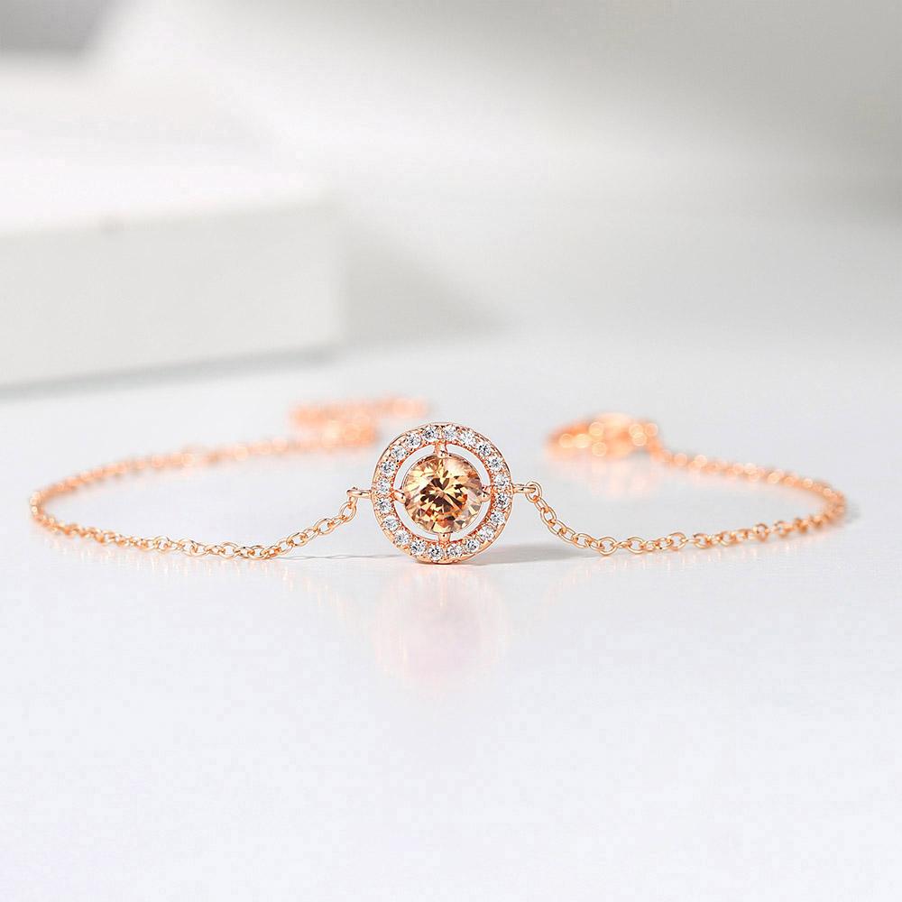 

ZHOUYANG Bracelet For Women Round Cut Micro Mosaic Cubic Zirconia Rose Gold Color & Silver Color Jewelry ZYH165 ZYH101