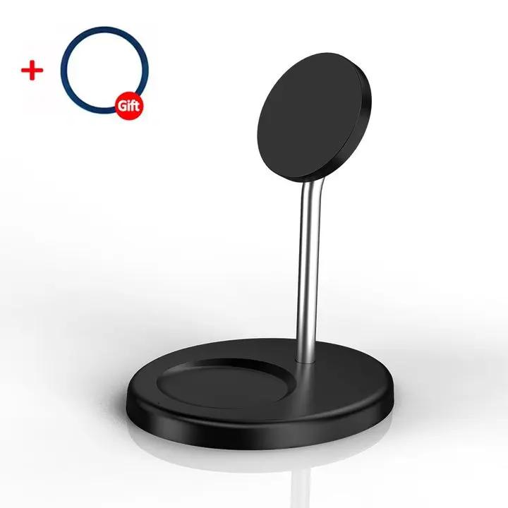 

Обновленная 30 Вт Магнитная Беспроводная Подставка-Зарядка 2 в 1 Для iPhone 15 14 13 12 Pro Max AirPods Pro Быстрая Зарядная Станция Держатель