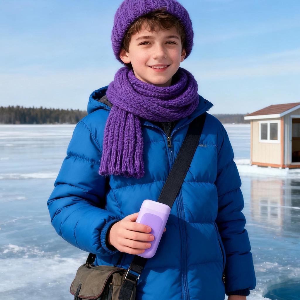 Rechargeable Hand Warmer 6000mAh 3 Level Adjustable Temperature Fast Heating Hand Warmer USB Rechargeable Warming Device For