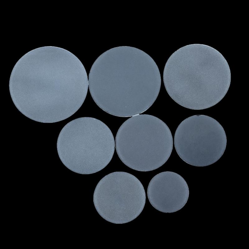 5 Stück Matts Glas Rund Flach Halbtransparent Frosted Glas Lampenschirm für LED Lampe Deckenleuchte Taschenlampe