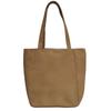 [Xpass] tote bag canvas a4 canvas tote canvas ladies men's Plain color With zipper With inside pocket bg102bro