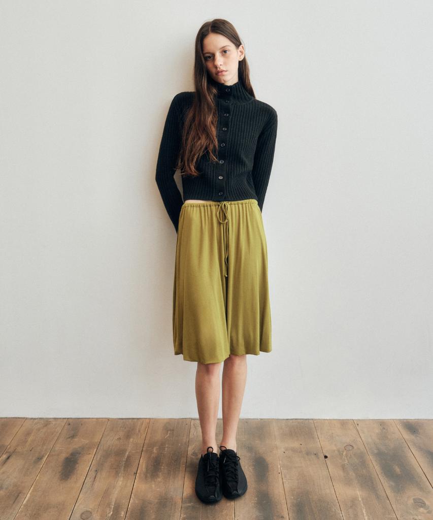 Cita Every Day Comfort Balloon Midi Skirt_Cts621(Olive)