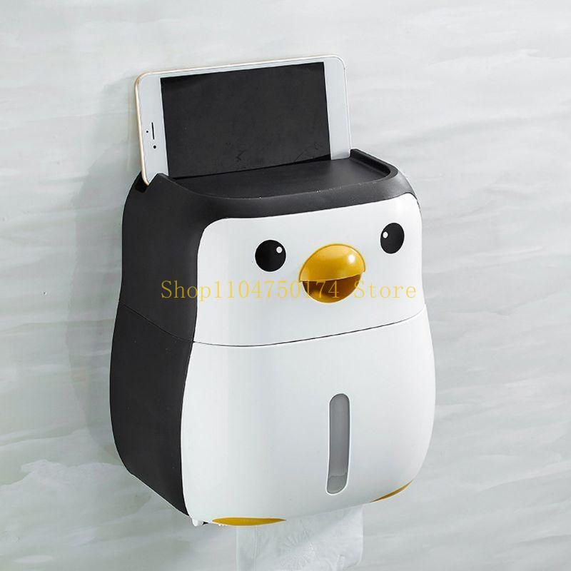 Multifunctional Toilet Tissue Holder Rack Waterproof Toilet Tissue Storage Box top sale