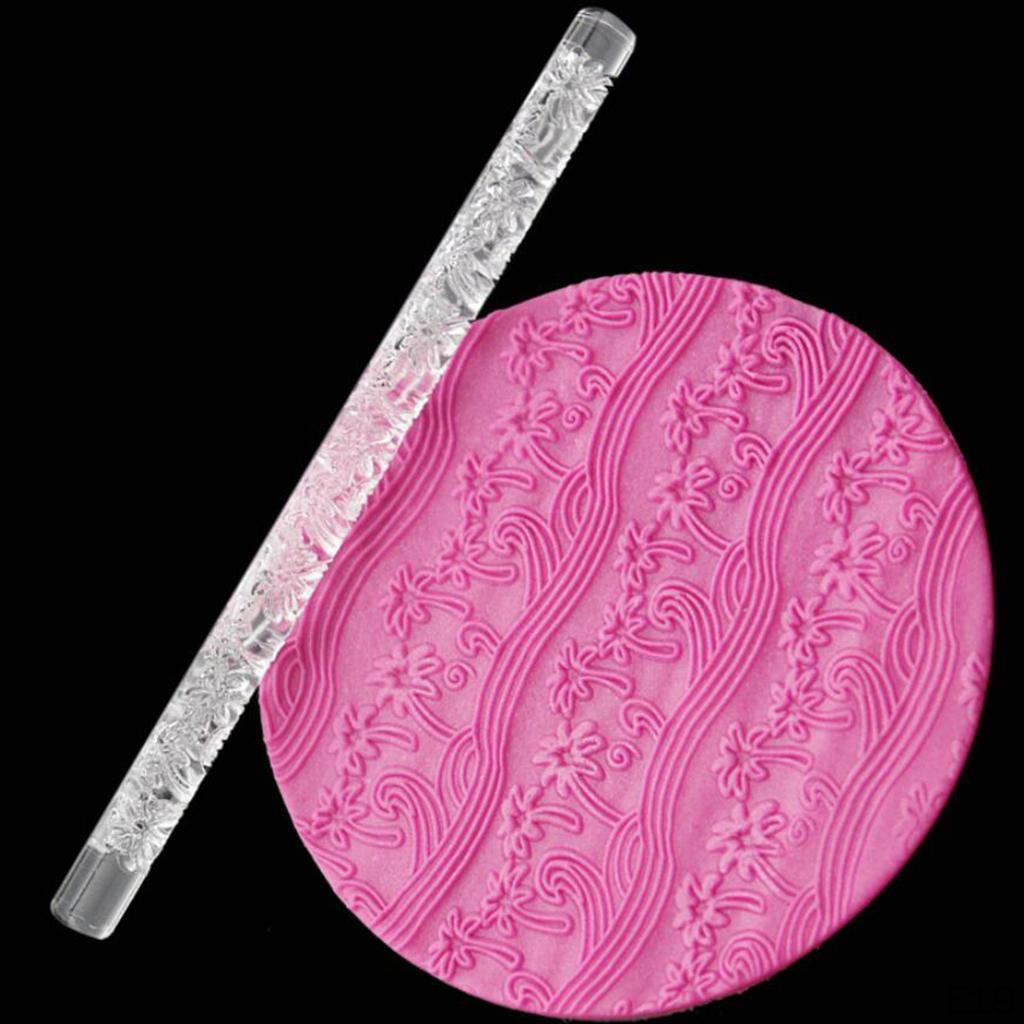 Rolling Pin, Embossing Pin with Various Pattern for Homemade , Pastry, Dessert