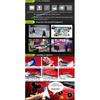 Nuovo Stile Auto Decalcomanie Decorative Creative per Auto WRC FIA World Rally Championship Vinile per Portiere Auto Decalcomanie per Carrozzeria Auto