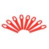 20/60/100/120pcs Strimmer Blades Plastic L83 Grass Cutting Blade Durable Grass Trimming Machine Blade for Cordless Grass Trimmer