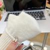 Women's Knitted Warm Gloves Thickened Plush Solid Color Simple Cycling Touch Screen Gloves