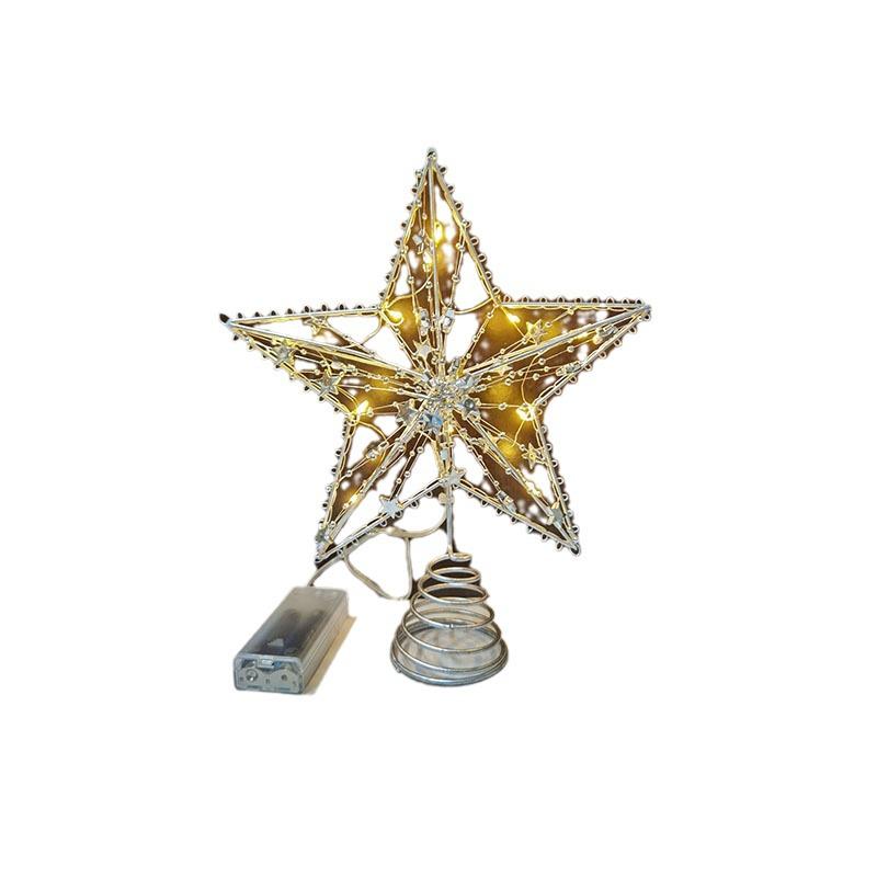 Yuzhu Line Tree Top Star Christmas Tree and Window Decorations