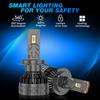 2 buc H1 H4 H7 LED Canbus H8 H11 9005 HB3 9006 HB4 9012 Hir2 Turbo LED Bec far 130W 32000LM 12V 24V 6500K Kit lampă auto
