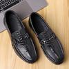 [69 yuan 1 piece] Leather shoes/Doudou shoes/board shoes The first layer of cowhide men's shoes Men's leather is breathable and comfortable