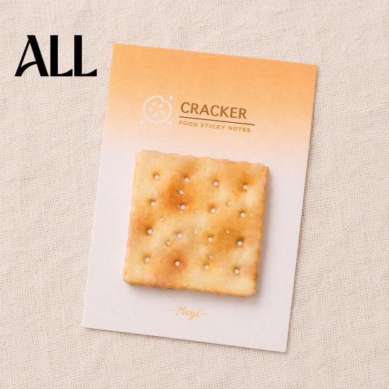 Cute Stick Notes Note Pads, Funny Toast Bread Cookie Cheese Design Notepad, 30 Adhesive Memo Pad Sheets/Pad Self for Home Office Notebook Bookmarks