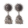 Indisk Jhumka Gypsy Zircon Boho Vintage Etnisk Dame Øredobber Hul Hengende Øredobber For Kvinner boucle d’oreille 2020
