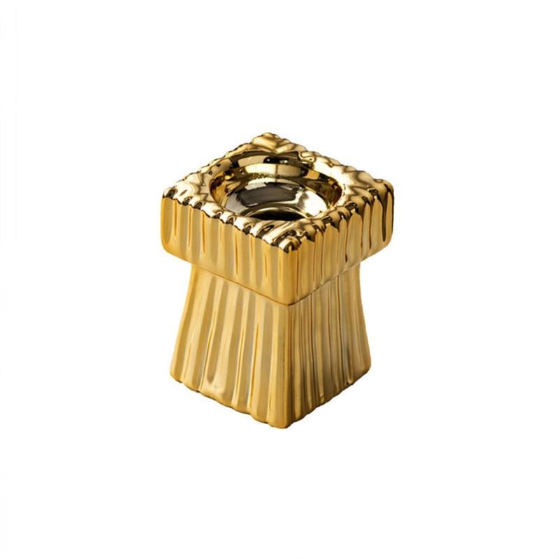Fashion Candle Holder Solid Square Tealight Candlestick for Wedding Home Decor Hotel Supplies