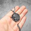 Retro Vintage Crown Thorns Christian Jesus God Pendant Necklace Chain Unisex Men Women Fashion Gothic Amulet Talisman Jewelry Party Gift