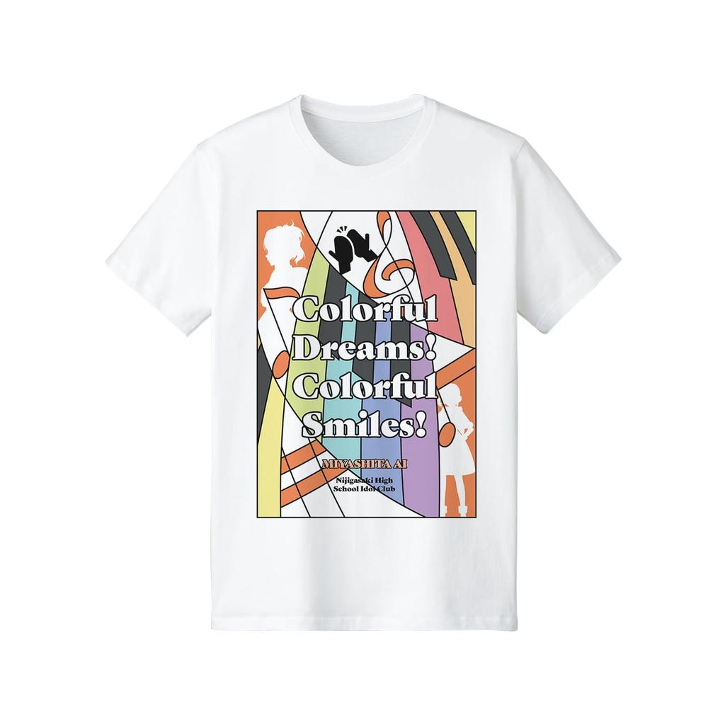 Love Live! Nijigasaki High School Idol Club Miyashita Ai Colorful Dreams! Colorful Smiles! Song Image T-Shirt Women's Size Small