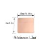 20x20mm Laptop Copper Sheet Plate Heatsink Sheet  For GPU CPU Chip RAM Cooling
