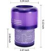 Replacements Filter for Dyson V11 Animal V15 Detect Cordless Vacuum Accessories Filter Hepa, Replacement Part (4 Pack)
