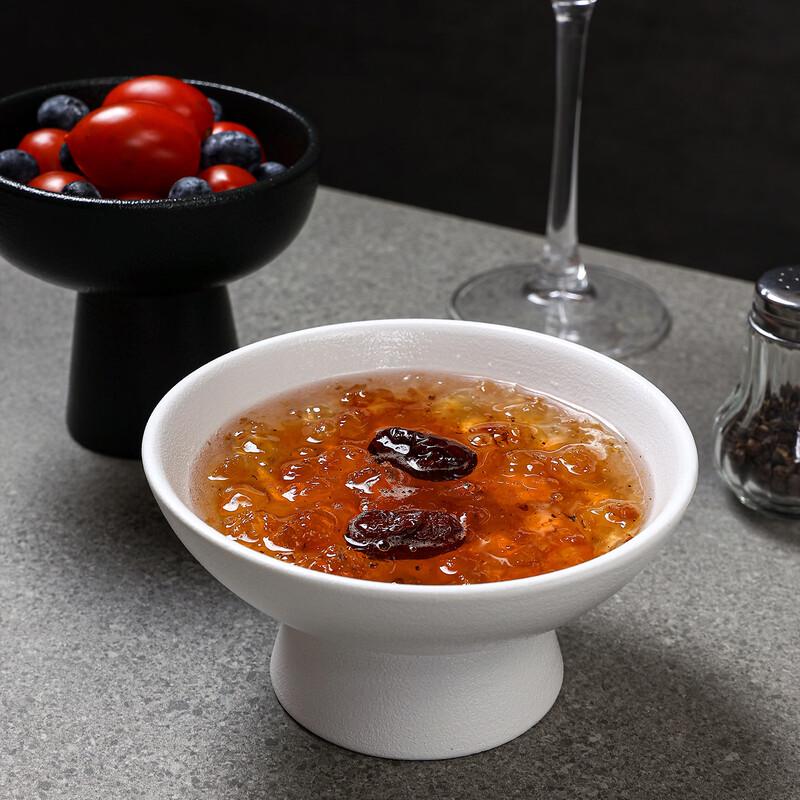 Ruhan Japanese Style Ceramic Pedestal Dessert Plate