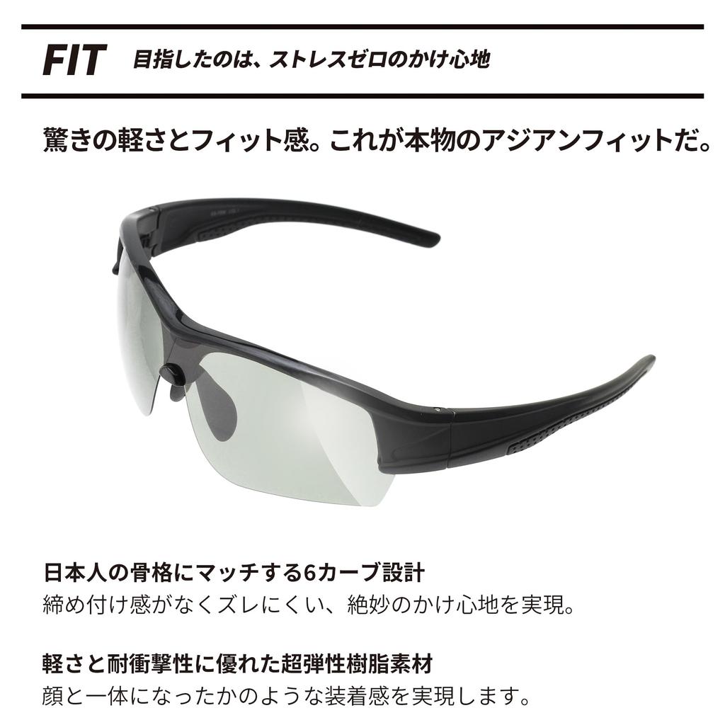 A-Fit Men's Polarized Sunglasses for Sports, Golf, Running, and Baseball, UV Protection, BlackRed, Polarized Light Smoke Lens, AF-7006PLSM-C2