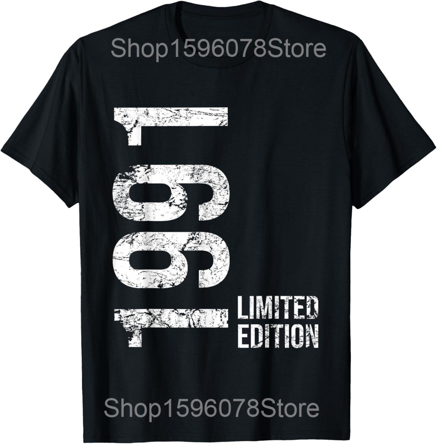 

Vintage 34th Birthday Decorations 1991 34 Years Old T Shirts Men Humor Streetwear Tee Shirt Short Sleeve Unisex Loose Clothing S