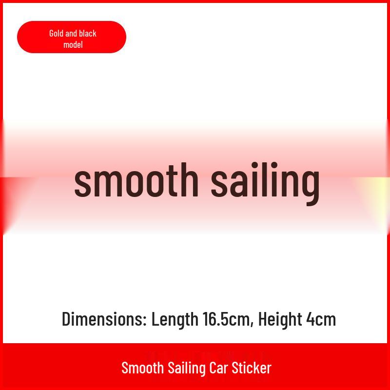 

Safe Journey Luminous Metal Car Sticker - Personalized Decorative Tail & Body Sticker