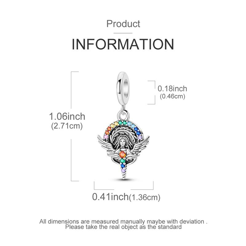 100% Authentic Copper Metal Metal Goddess of Justice Pendant Bead Component Charm Bead Components Bead Components Jewellery Compatible With Authentic