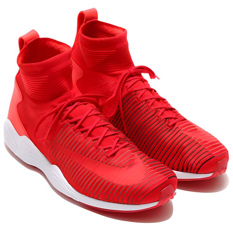 Nike Zoom Air Mercurial XI Flyknit University Red Unisex Sneakers University-Red-Dark-Grey 844626-600