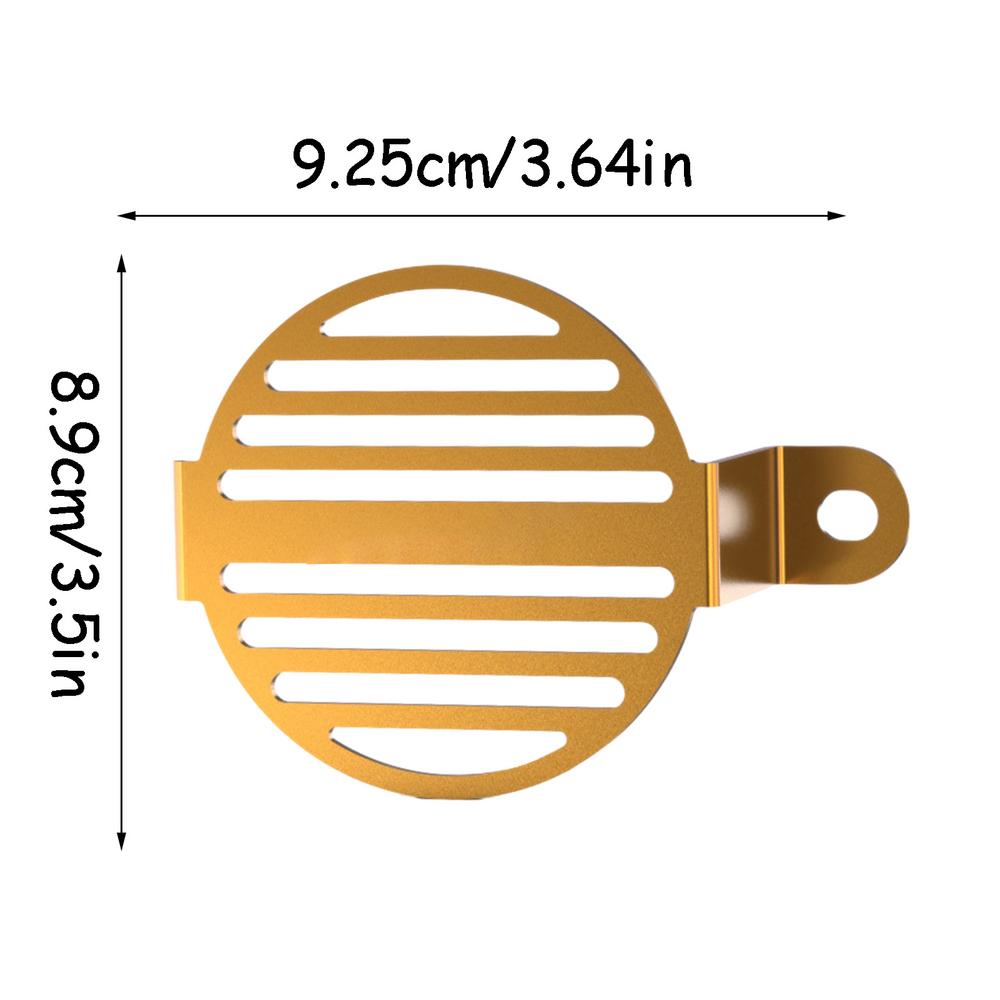 

Крышка звукового сигнала мотоцикла, чехол для звукового сигнала из сплава, сменный чехол для украшения мотоцикла, аксессуары и детали для круизеров, подарки для байкеров золотой