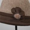 Mom Hat Lady New Autumn and Winter Foreign Style Grandma Bucket Hat Winter Models In the Elderly Old Lady Warm Hat