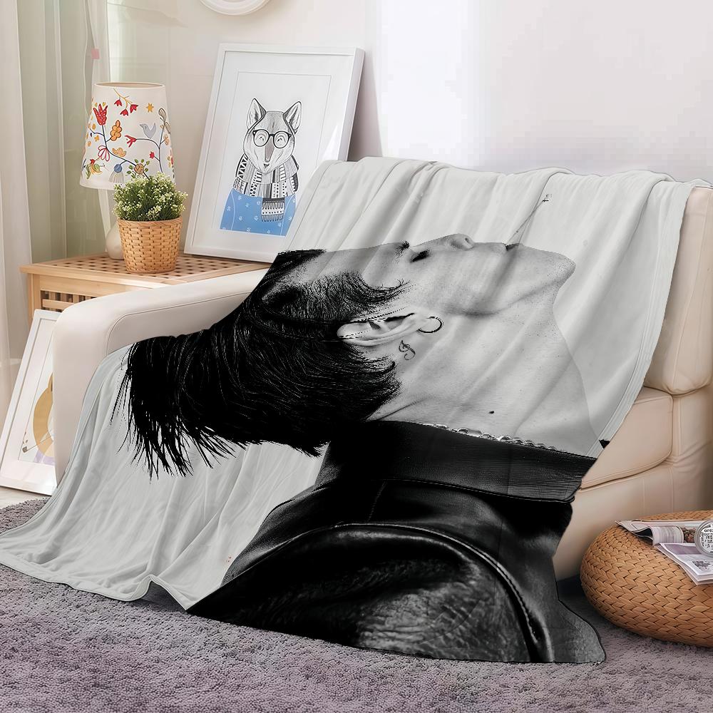 Y-Yungblud Heißer Sänger Decke Warm Und Weich Geeignet Für Schlafzimmer Wohnzimmer Schlafsofa Büro Reisen Camping