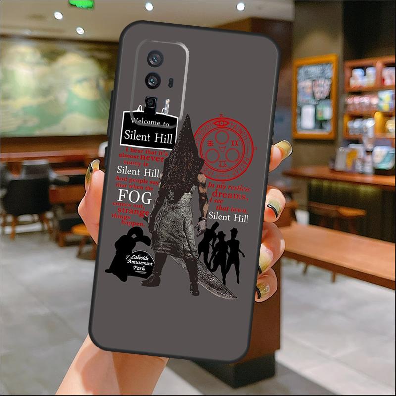 Horror Game Silent Hill Case For Xiaomi 14T Pro 13T 11T 12T 13 14 15 Ultra POCO X7 Pro X3 X5 X6 M6 F5 F6 Pro Cover