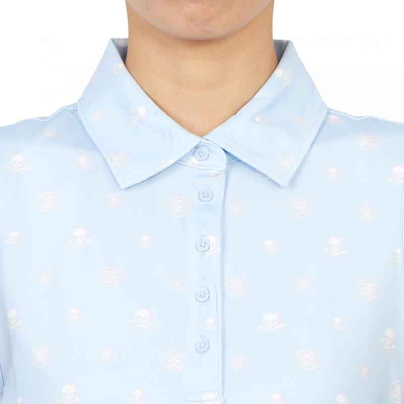 Zipore Damen S Golf SleeveleSS g4lS23k562 Sky