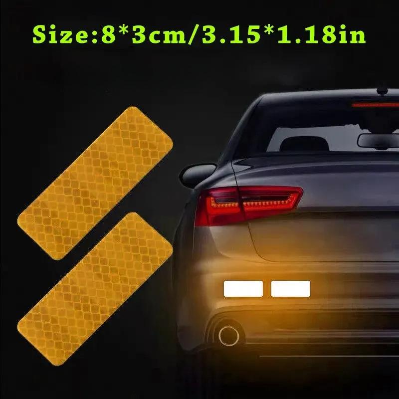 

Rectangular Luminous Reflective Bumper Sticker for Cars & Motorcycles