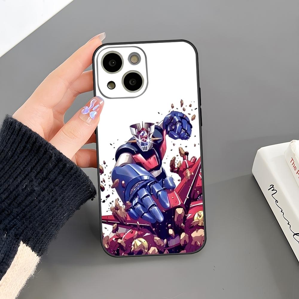 UFO Robot Goldorak Phone Case For Iphone 16 Plus 15 14 Pro Max 13 Mini 11 12 Xr X Xs 6 7 8 SE Plus Back Cover