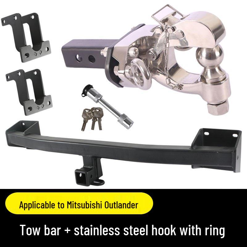 Mitsubishi Outlander Rear Bumper Thickening Trailer Hitch Hook for RV/Yacht Towing