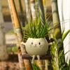Cute Swing Cat Resin Planter Pot Hanging Kitty Flower Pot Home Garden Decor Vase