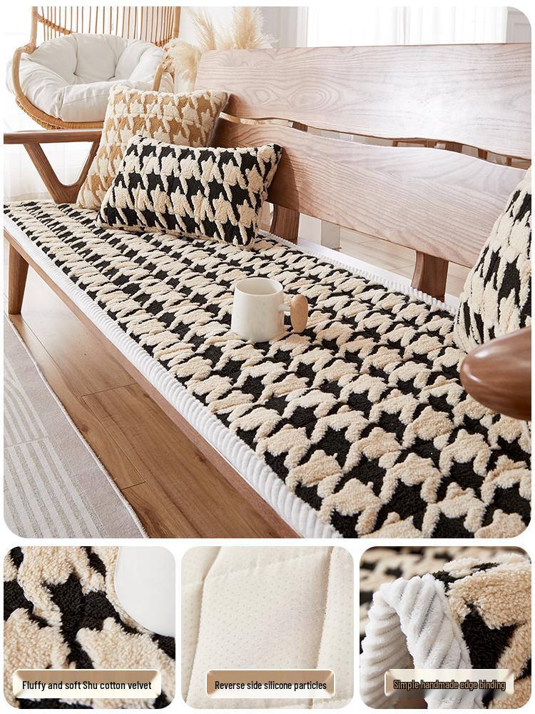 

Подушка для дивана 2025 года из массива красного дерева - Нескользящая, Плюшевая, Всесезонная 50*50cm