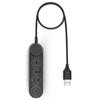 Jabra Engage 50 II Wired Stereo Headset with Link Call Control, Noise Cancelling, 3-Mic Technology, USB-A Cable, Ultra-Lightweight, MS Team