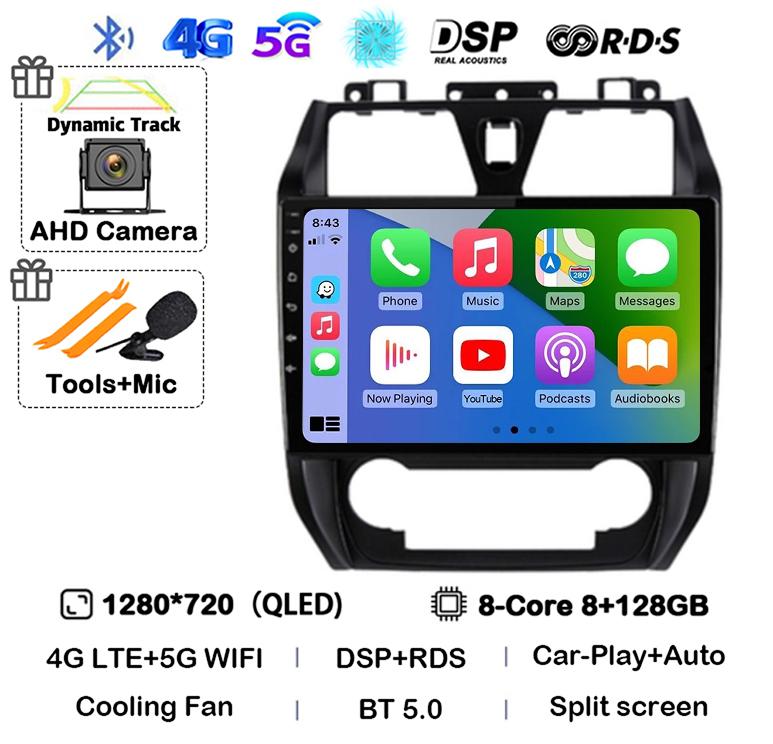 Android 14 Wireless CarPlay Auto Radio for Geely Emgrand EC7 1 2009-2016 4G+WIFI Car Radio Multimedia Video Player GPS Stereo BT