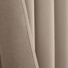 Set of 2 Thermal and Soundproof Blackout Curtains with Polar Lining "Arctic" Taupe