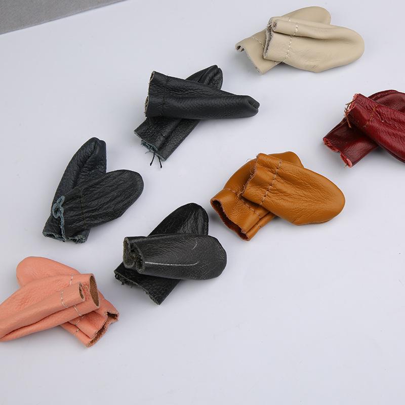 3/5/7/9/11 On Leather Thumb Protection Thimble Fingertip Shielding Hand Sewing Sewing Flexibility